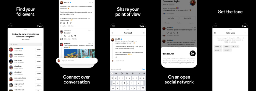 Threads en Instagram, la nueva aplicación de Meta | Gulupa Digital funciones de threads | Gulupa Digital