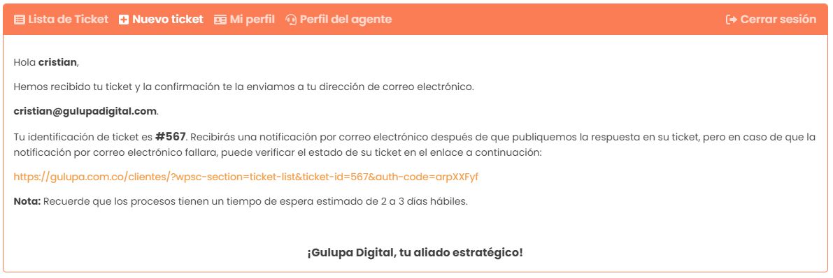 Políticas del servicio de Soporte y Mantenimiento | Gulupa Digital Paso 5 1 | Gulupa Digital
